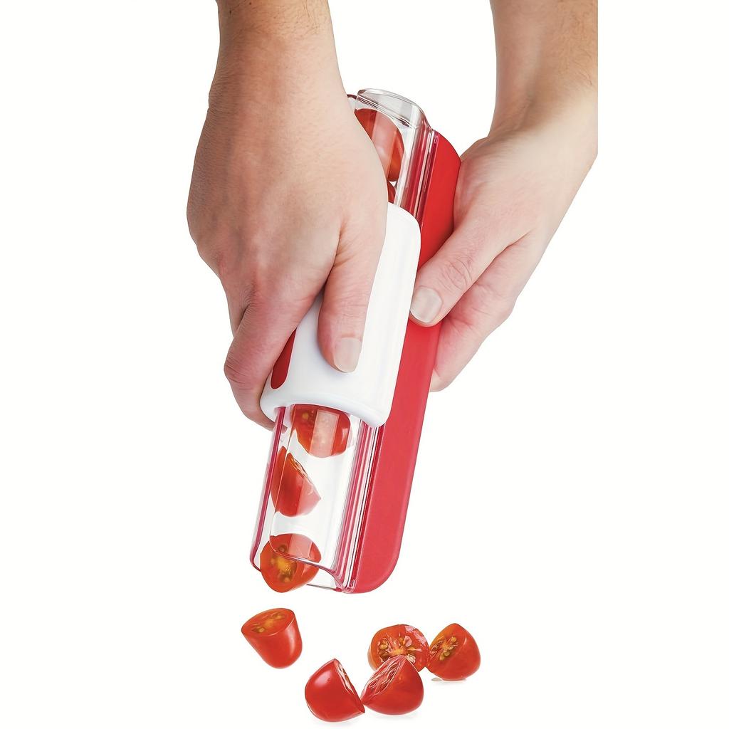 MultiFunctional Cherry Tomato Slicer,Grape Cutter, Small Fruit Cutter, Cake Decoration Tool, Kitchen Accessories