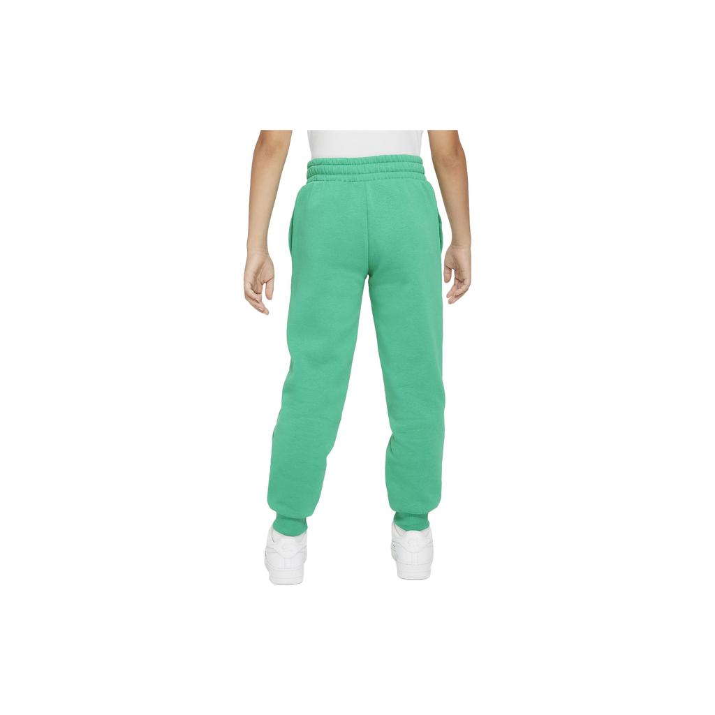 Nike Culture Of Basketball Logo Print Cuffed Knit Joggers Kids Bottoms Green FD4016-324