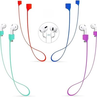 *Anti-Loss Magnetic Silicone Neck Strap For Apple AirPods - Invisible Soft & Comfortable Lanyard Keep Your AirPods Secure All Da