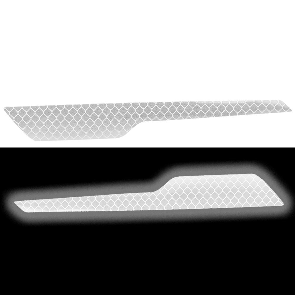 Car Reflective Warning Stickers Auto Front Rear Bumpers Reflective Strips Motorcycle Helmet Warning Decal Door Opening Reflector