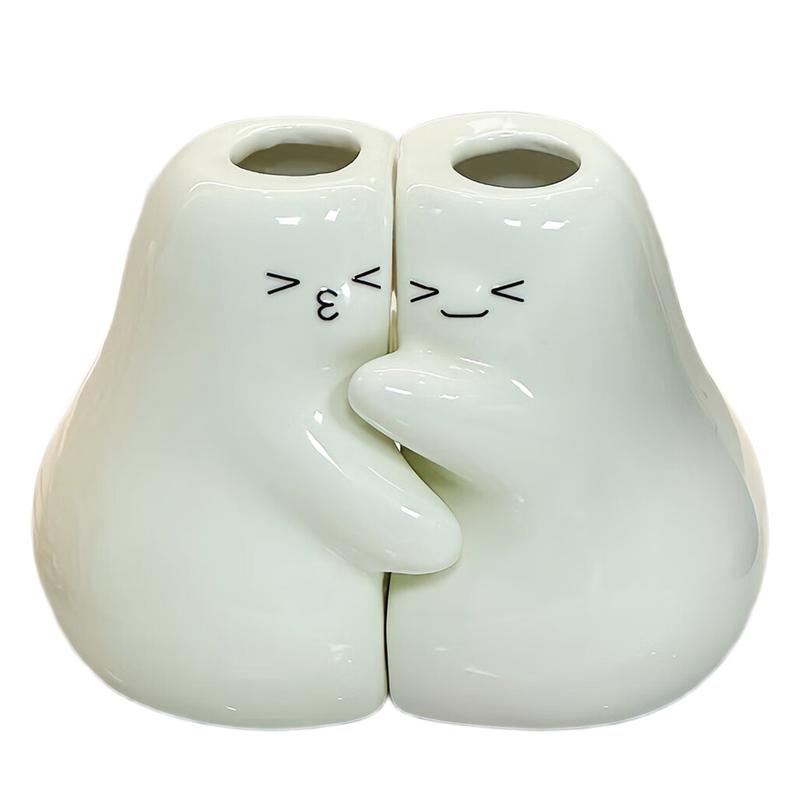 A95I- For Bathroom Set Of 2 Cute Tooth Brush Holders For Bathroom Countertop Home Office Table Decor Toothbrush Holder