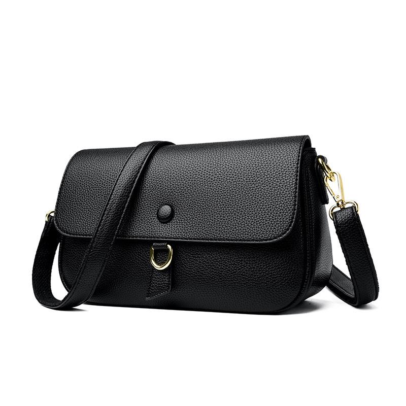 Korean Style Women's Shoulder Bag - Trendy, Textured, Large Capacity Crossbody for Simple Commuting & Fashionable Look