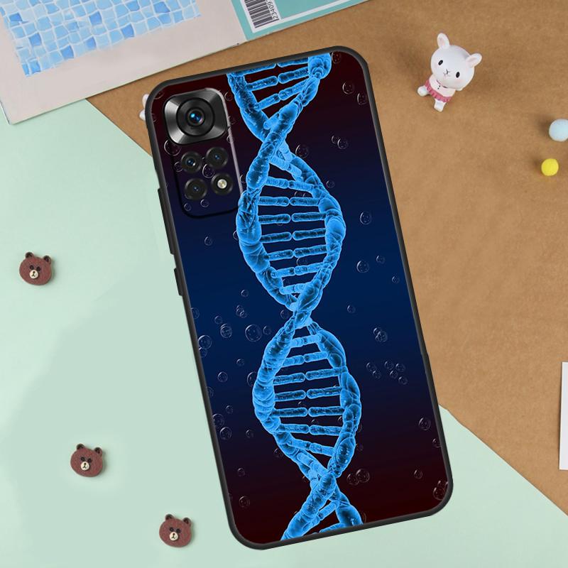 Science DNA Biology Case For Xiaomi Redmi Note 13 14 9 10 11 12 Pro 10S 11S 12S Cover For Redmi 13C 10C 12C 14C