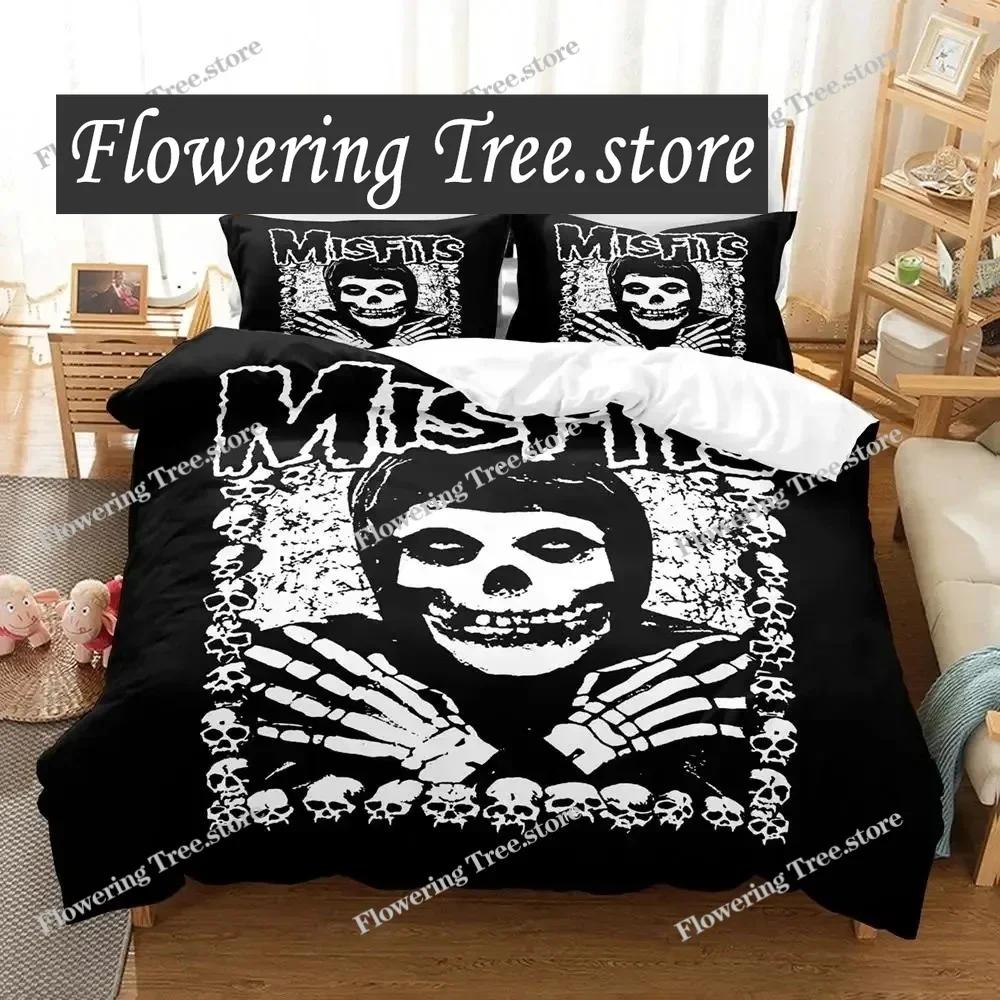 Nieuw The Misfits Glenn Danzig Beddengoed Set Eenpersoons Twin Volledig Queen King Size Bed Set Volwassene Kind Slaapkamer Dekbedovertrek Sets 3D schedel