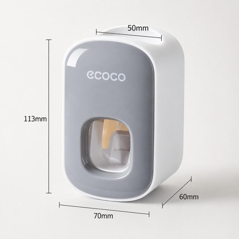 Wall Mount Automatic Toothpaste Dispenser Waterproof Toothpaste Squeezer Bathroom Toothbrush Holder Accessories