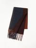 Beams Panel Check Reversible Scarf in x Free Size Men's D.BROWN BLUE,