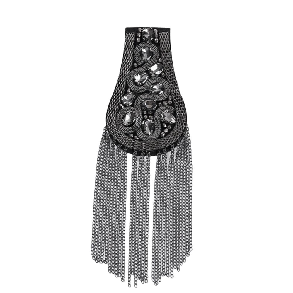 Epaulet Tassel Chain Shoulder Board Punk Epaulette Exquisite Star Shoulder Flash Girl