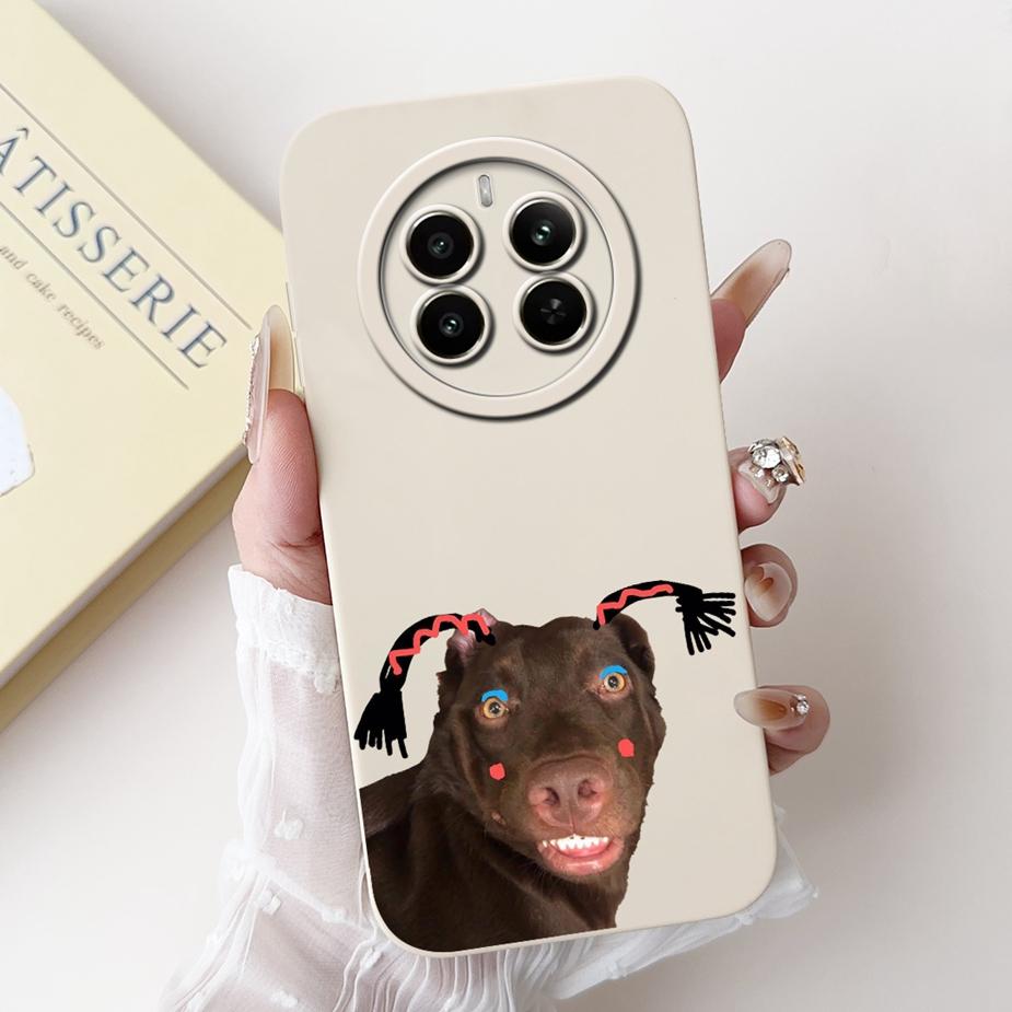 For Realme 12 Pro Plus Case RMX3840 Cute Cartoon Cover Soft Silicone Phone Case For Realme 12 Plus 12X Realme12 Pro + Bags Shell
