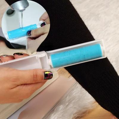 Brosse de nettoyage pour dépoussiéreur de vêtements, pliable, lavable, pour enlever les poils, collante, lavable, réutilisable, portable