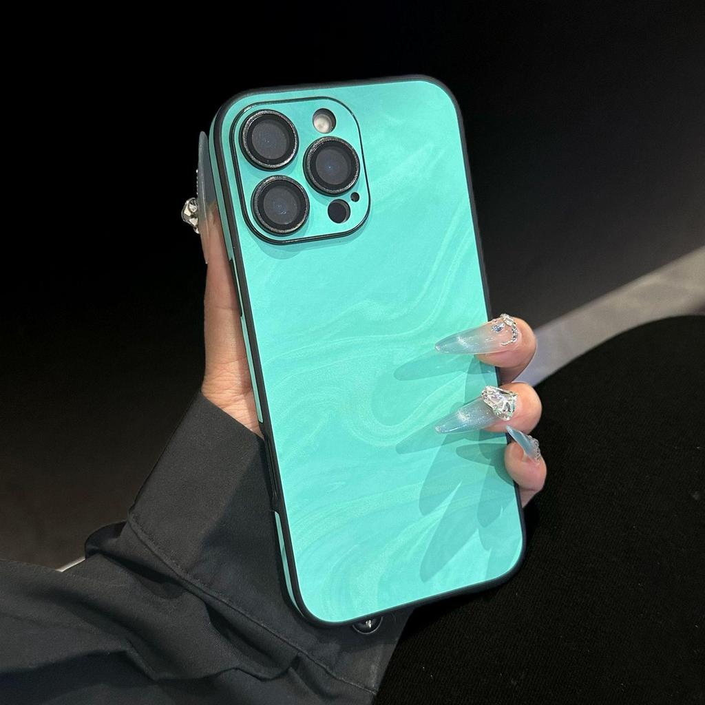 Etui Apple 17 Pro Max z pełnym pokryciem i efektem fal wodnych, precyzyjny otwór na powietrze, skórka ochronna na 13/14