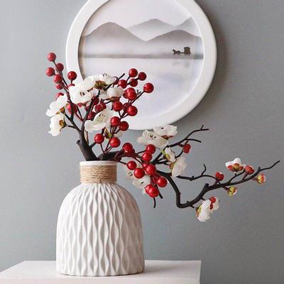 Moderne Blumenvase Nachahmung Keramik Blumentopf Dekoration Hause Kunststoff Vase Blumenarrangement Nordic Stil Zu Hause Dekoration