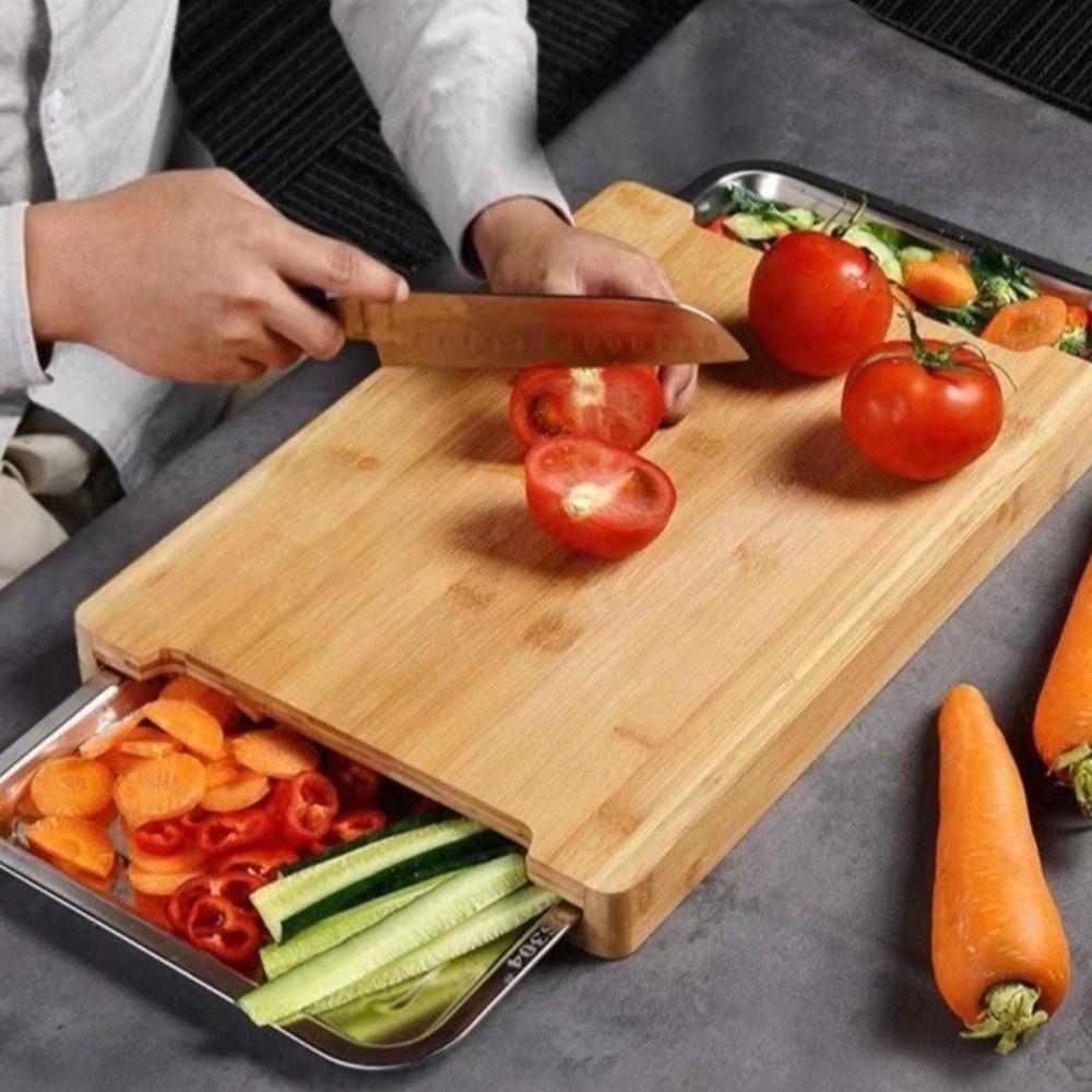 Thickened Wooden Cutting Board Non-Slip Chopping Board Food Board Cheese Board  Food Serving
