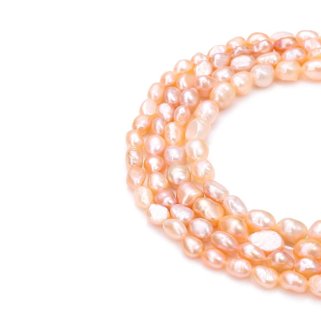 Naturferskvannsperler Perler For DIY Halskjede Armbånd Øredobber Smykkefremstilling