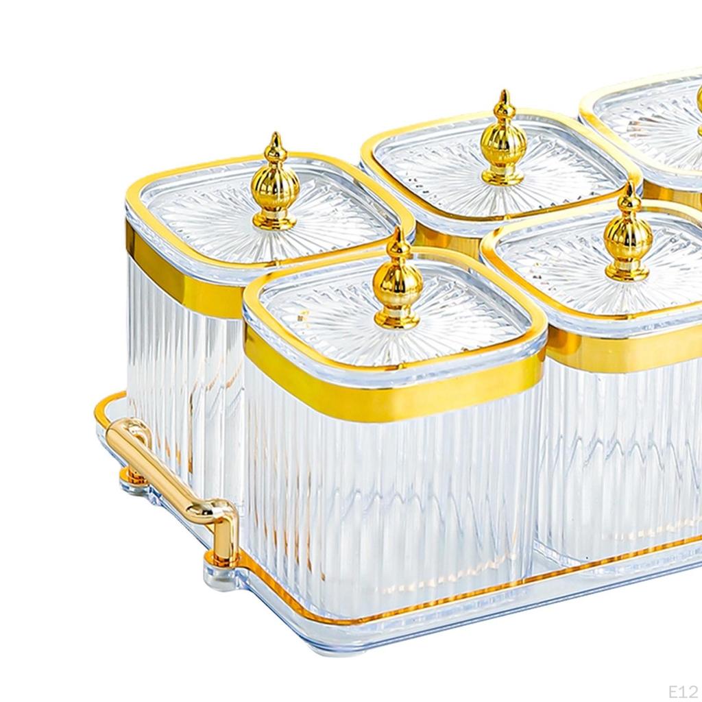 Set Espositore per Frutta e Noci con Elegante Copertura