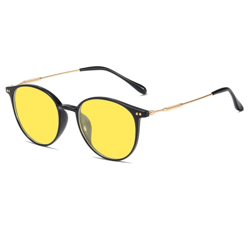 

Blue Light Blocking Night Vision Glasses Unisex Luxury TR Frame UV400 Sun Glasses Eyewear Men Women Round Ultralight Eyeglasses