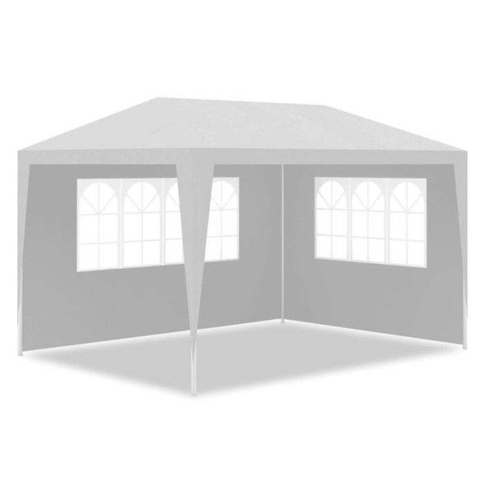 Tonnelle de jardin/ Pavillon de Jardin/Tente de réception Chapiteau Blanc 3x4m 90334