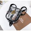 Fashion PVC Backpack Transparent Waterproof Jelly Bag Large Capacity Shopping Bags