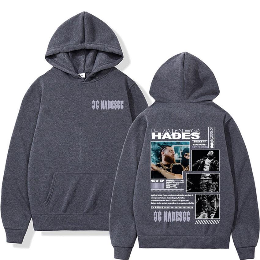 Rapper Hades 66 Make Money Not Friends Album Cover Pullover Hoodies Men Women Harajuku Hip Hop Street Pop Music Hoody Sweatshirt