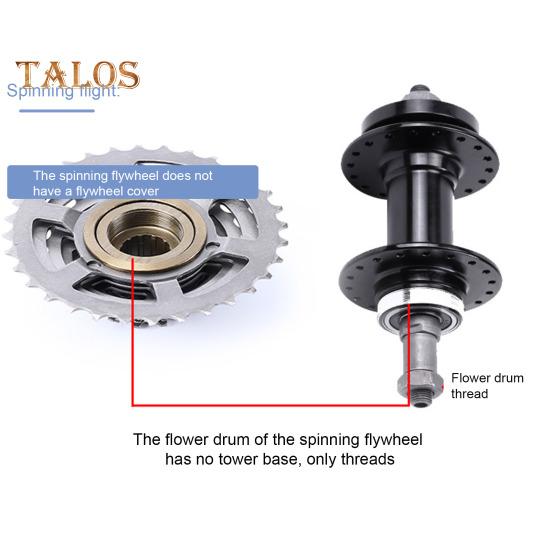 Bicycle Flywheels Remover Bike Freewheel Disassembly Tool Road Mountain Bike Repair Tool for Removing And Installing Flywheels