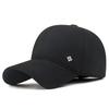 Mens Winter Warm Wool Blend Baseball Cap with Ear Flaps Dad Hat