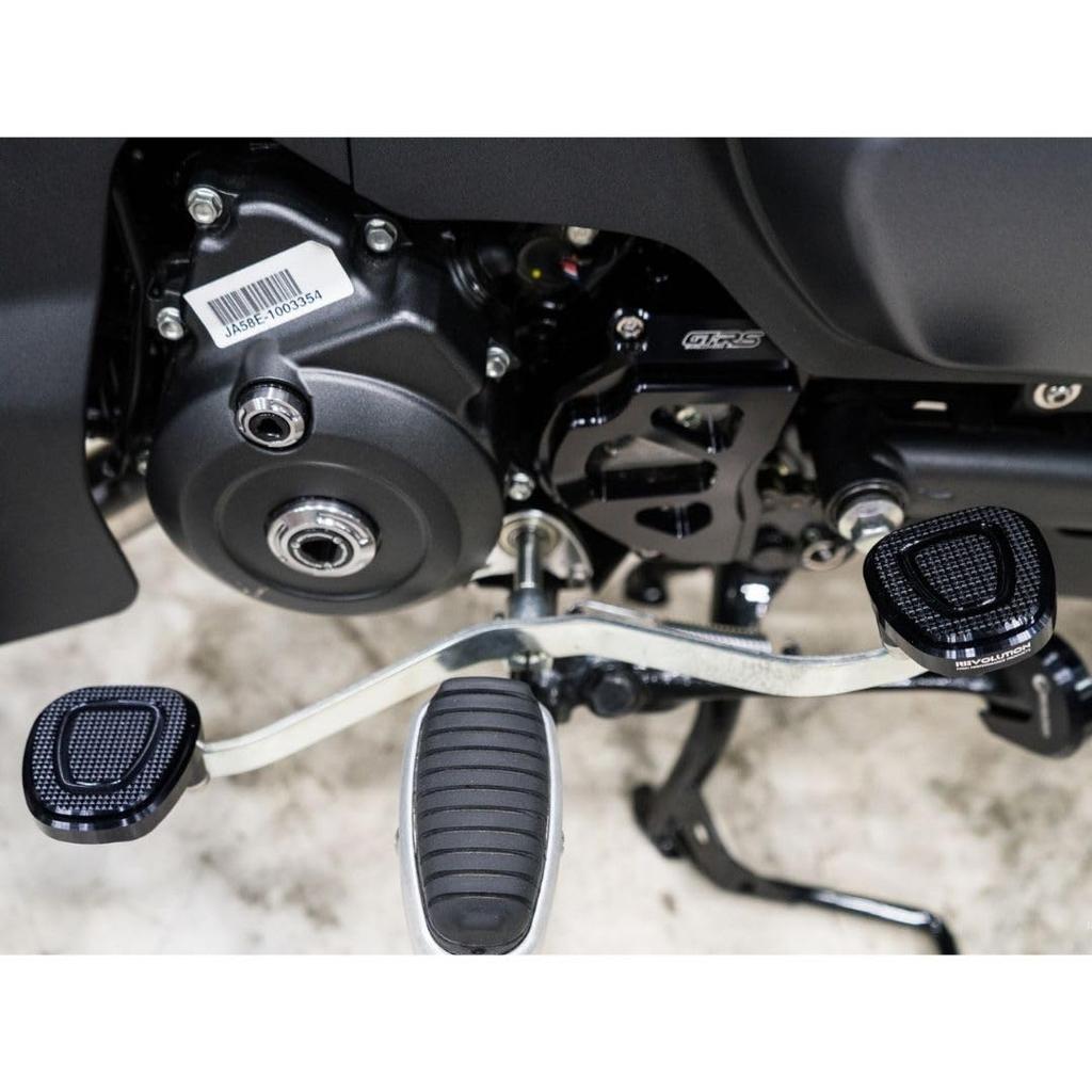 REVOLUTION Shift Pedal Covers for Honda Super Cub C125 HONDA C125 Shift Pedal Covers JA58 JA48 / (Silver)