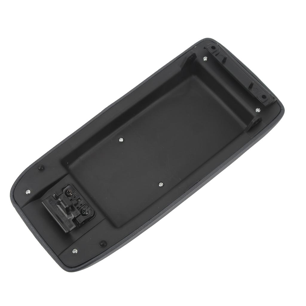 Center Console Lid Armrest Cover PU Leather Sponge Lining AM 3398074010 Replacement for Tacoma 1995‑2000 Grey