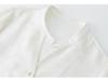 2026 Spring Mulberry Silk Satin Stand Collar Jacquard Shirt - Elegant Ink Wash Style