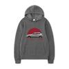 Car print hooded sweater men's and women's loose couple top