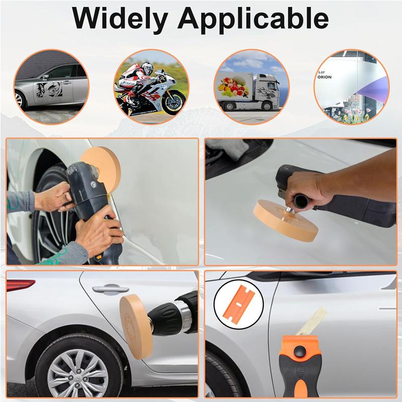Auto Repair Paint Tool 15/20mm Foil Eraser Polishing Eraser Wheel Decal Remover Rubber Eraser Wheel To Remove Foil Glue Stickers