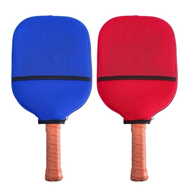 Neoprene Covers Pickleballs Racket Sleeve Waterproofs Paddles Cover Zipper Holder Case Paddles Shoulder Bag Easy to Carry