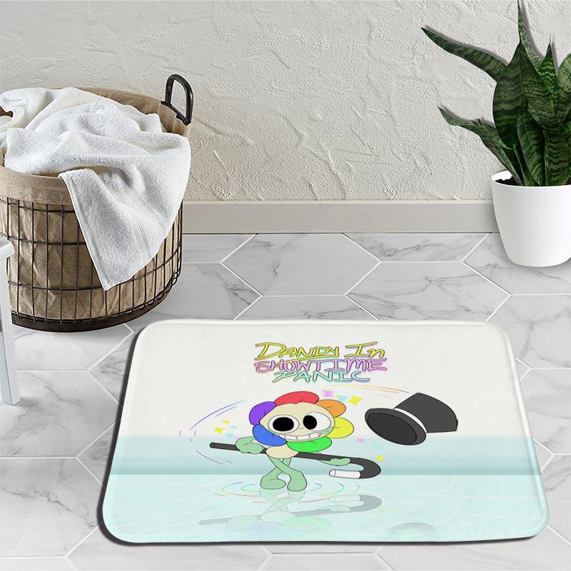 

Мультфильм Dandy s World Welcome Mat Милый входной коврик Балкон Ванная комната Коврики Нескользящий ковер Спальня Ковер Домашний декор 11