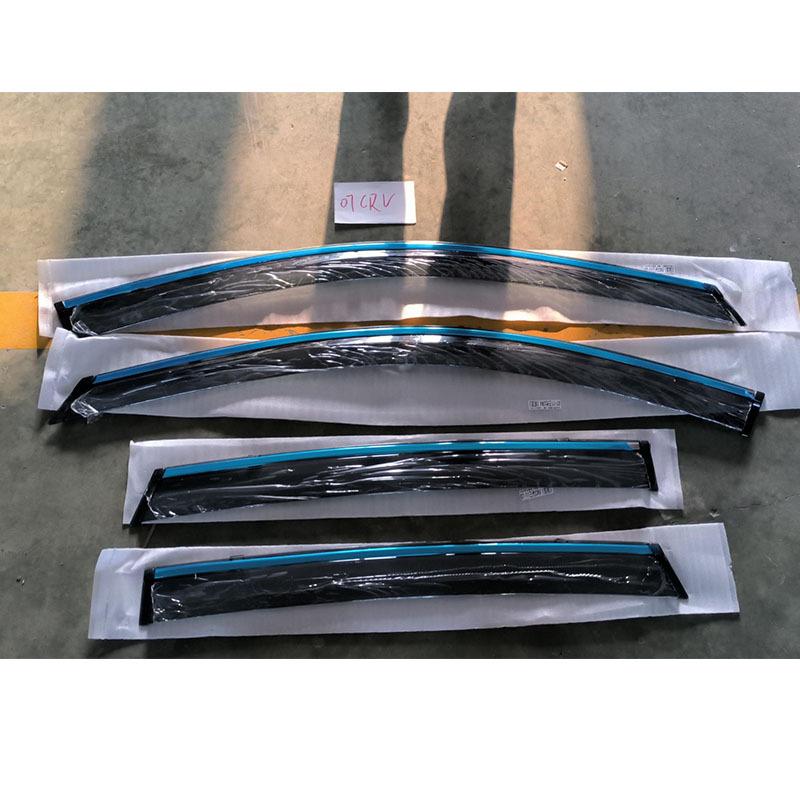 Honda CRV Rain & Sun Visors: Window Eyebrows & Door Rain Blocks