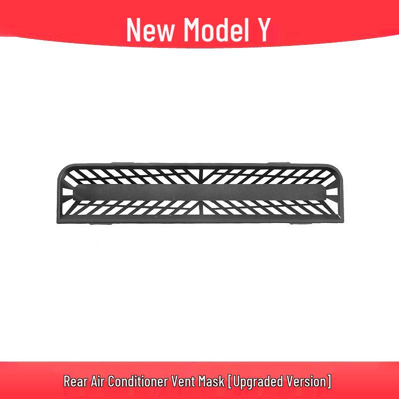 Tesla Model 3/Y Rear AC Vent Protector: Anti-Clog Mesh Cover for Seat Bottom.