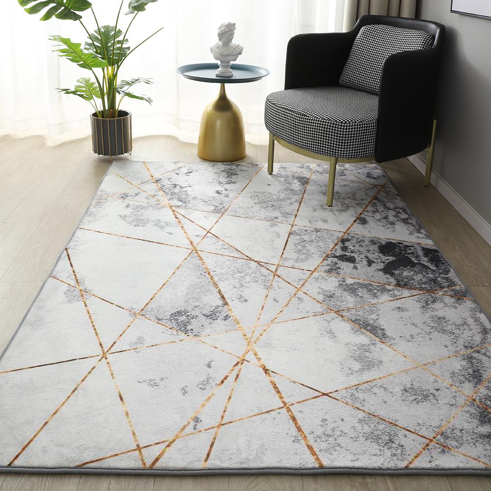 Geometric Printed Carpet Living Room luxury 160x230 Large Area rugs for bedroom decoration soft non-slip floor mat for kids room