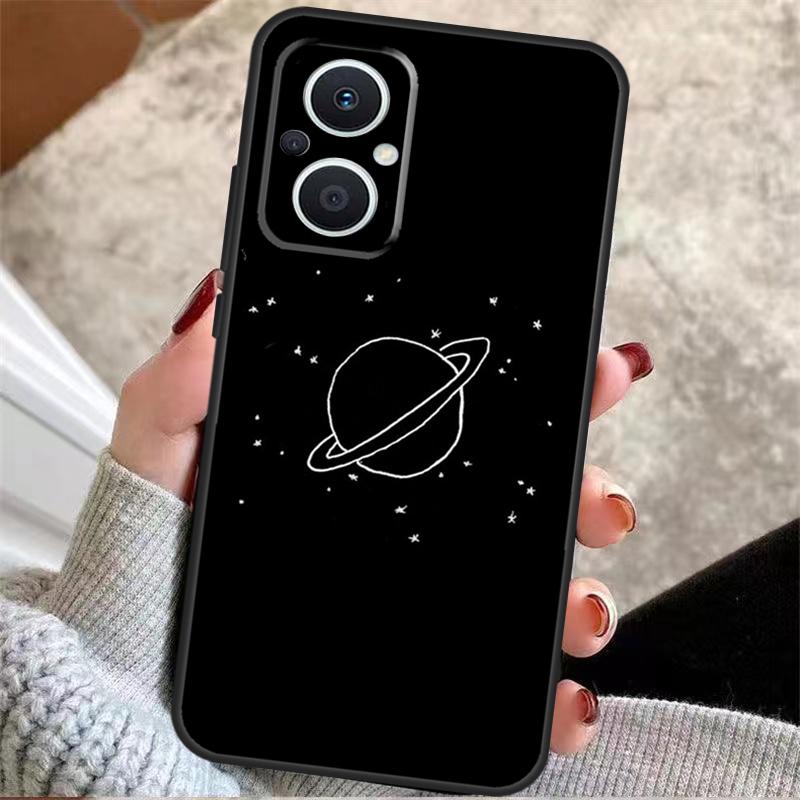 Aesthetic Space Stars Planet For OPPO Reno 14 10 11 12 13 Pro 7 8 Lite 8T 11F 12F 13F 14F OPPO Find X9 X8 X5 X6 Pro Case