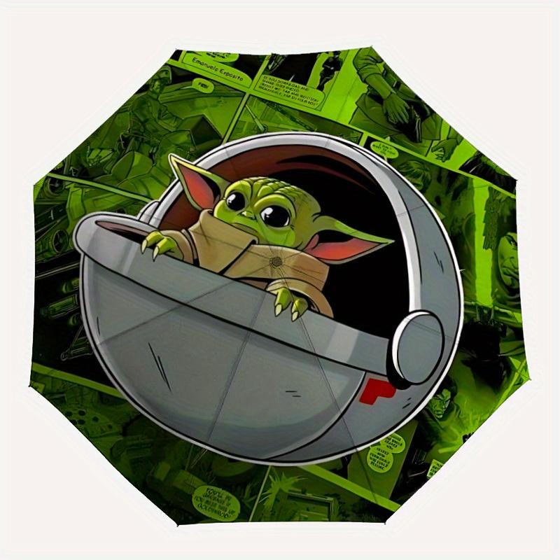 

1pc Yoda Automatic Open/close Folding Umbrella, Compact Portable Travel Umbrella, Perfect Gift for FriendsCute Umbrella yy250812054