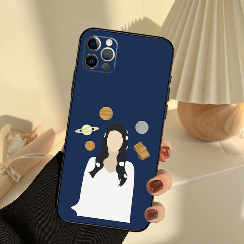 

Lana Del Rey Phone Case For iPhone 17 16 15 14 13 11 12 Pro Max 13 mini 15 16 Plus 16e 17 Air Cover Funda iPhone 15Pro MAX