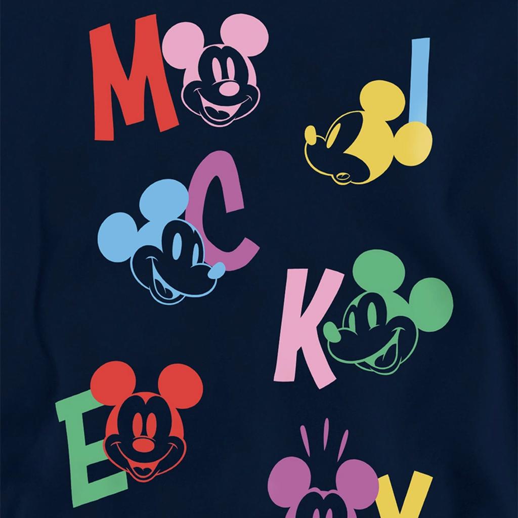 Disney Childrens/Kids Mickey Mouse Letters Hoodie