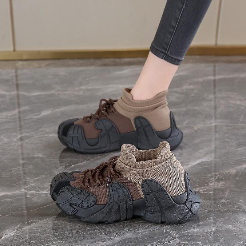 

Женская обувь Octopus 2025 новая весенне-летняя толстоподошвенная нескользящая дышащая обувь для альпинизма, уродливые милые кроссовки 40