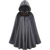 Medieval Deer Suede Cloak Halloween Retro Warrior Cosplay Cape Stage Parties