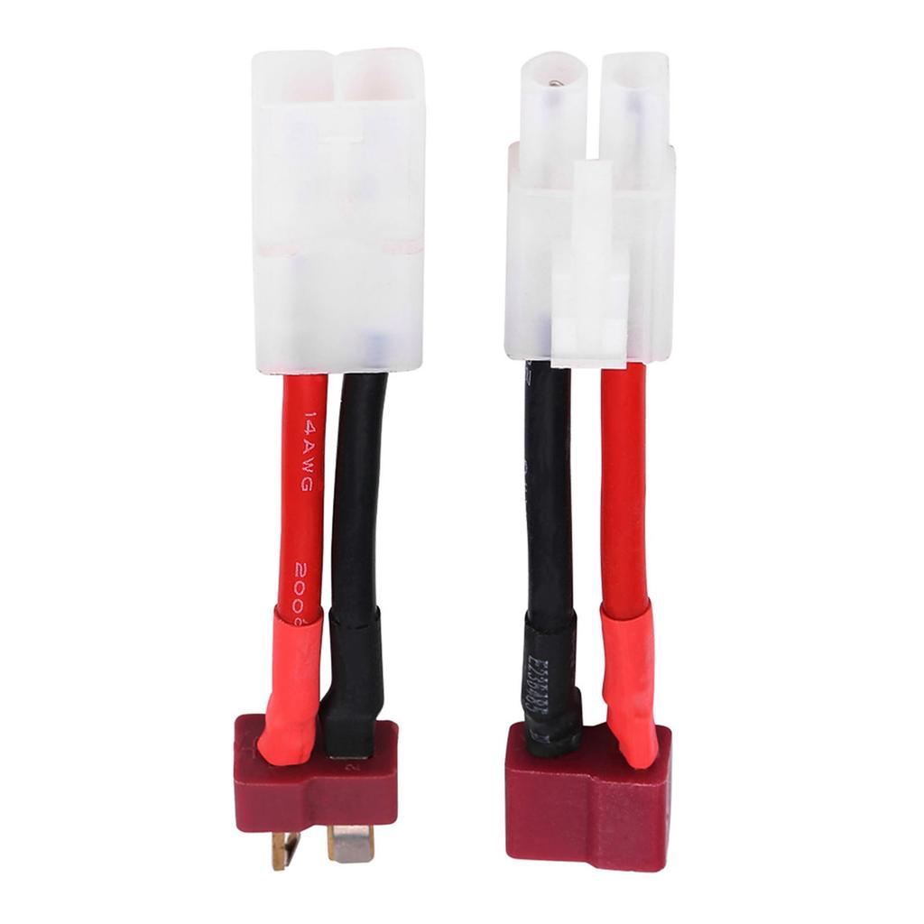 Duty Duty 2pcs T Plug To Cable Male to Male Female Adapter Cable 14 RC Wire RC Accessory, to Connect Battery with sy Use