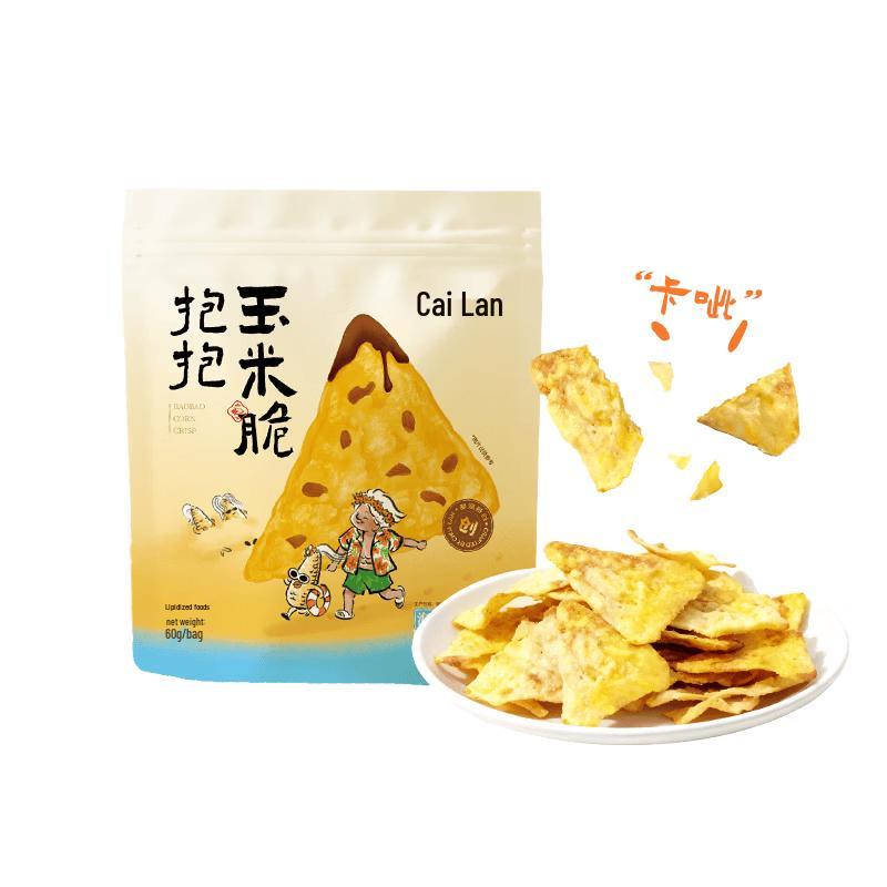 Cai Lan Flower World Corn Crisps