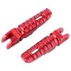 2pcs Rear Foot Pegs Footrest Aluminum Alloy Replacement FP‑256‑Set for DUCATI 1098 1198Red