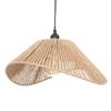 Braided Paper Lampshade, Pendant L45×W40×H17 Cm — E27 Socket, 90 Cm Cable