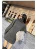 2025 Women's High Neck Knit Sweater - Mid-Length, Hip-Covering, Loose Fit, Autumn/Winter Thickened Base