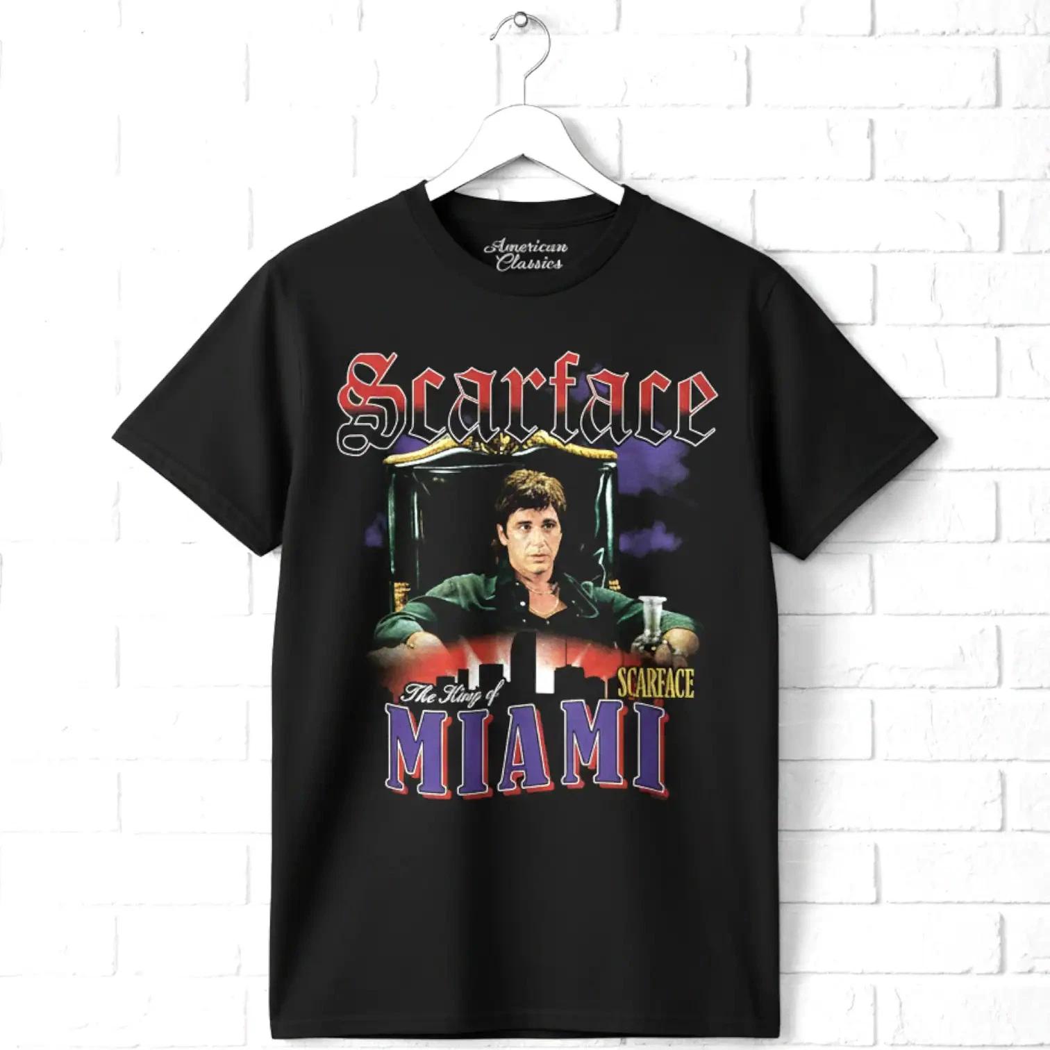 Scarface the King of Miami Men s T Shirt M
