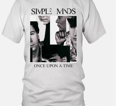 Simple Minds Band Once Upon a Time T-Shirt Kurzarm Alle Größen