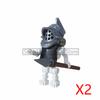 MOC Halloween Building Blocks Skeleton Army Knight Figures Flame Horse Medieval Vampire Furniture Assembly DIY Bricks Toys Gifts