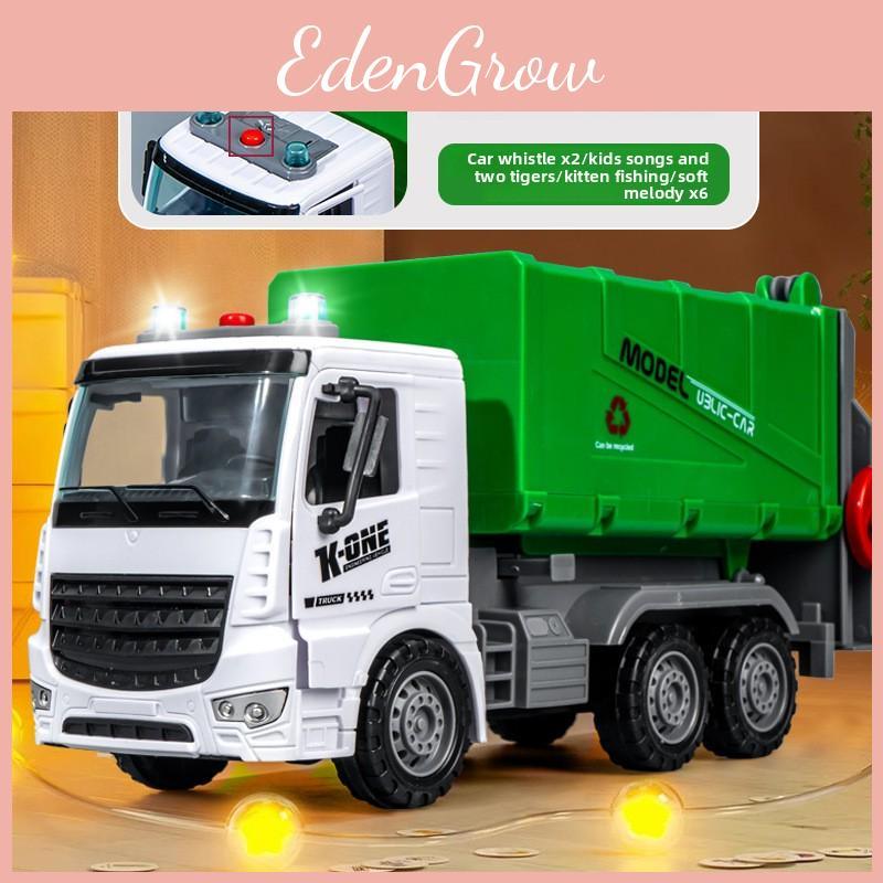 Sanitation Vehicle Toy With Sound Light For Kids Home Play