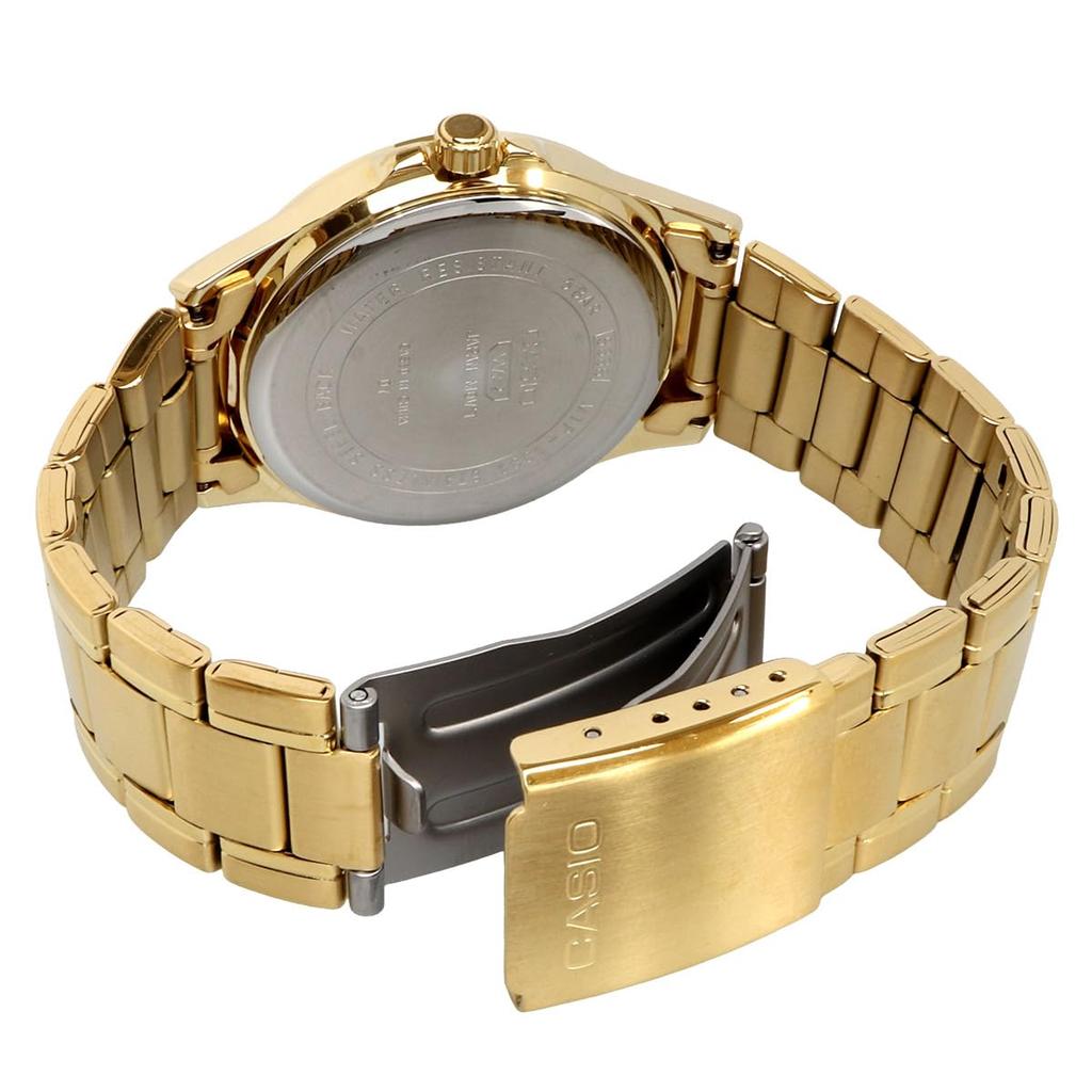 Casio Analog Quartz Men's Watch MTP-1381GD-7AV Metal Band Gold White